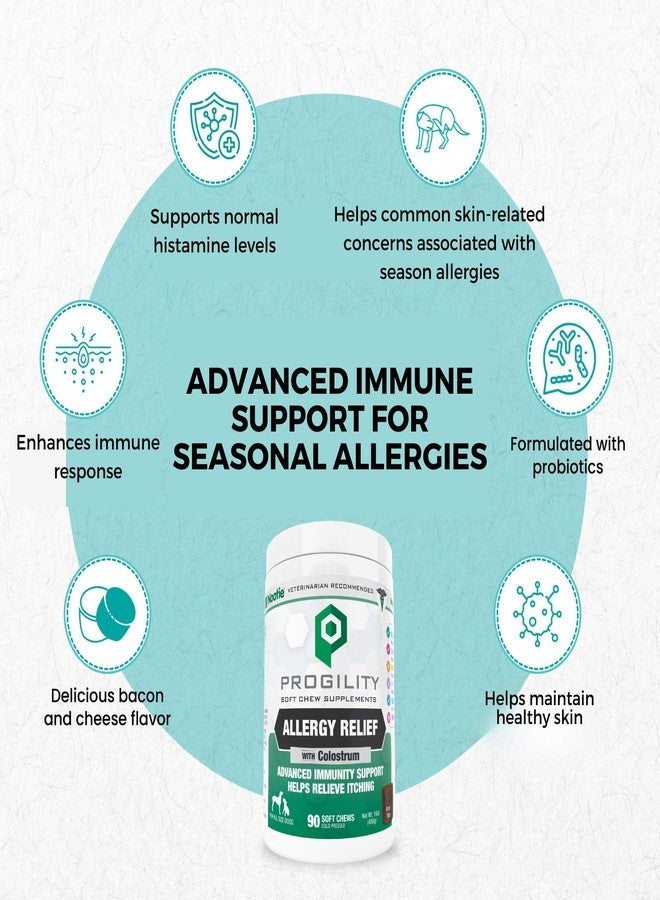 nootie Progility Allergy & Immune Supplement for Dogs – Advanced Daily Immune System & Seasonal Allergy Support with Probiotics, Soft Chews (90 Count) - Image 3